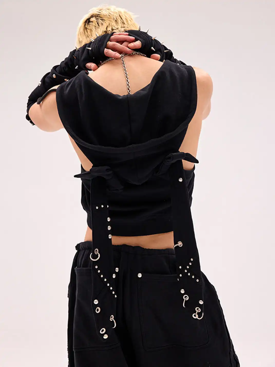 CFIERCE | Rivet Rabbit Ear Vest Jacket