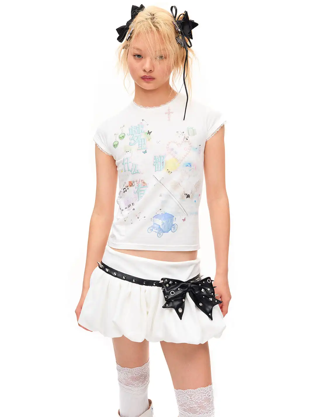 CFIERCE | "Everything In Dreams" Print Short Sleeve T-shirt