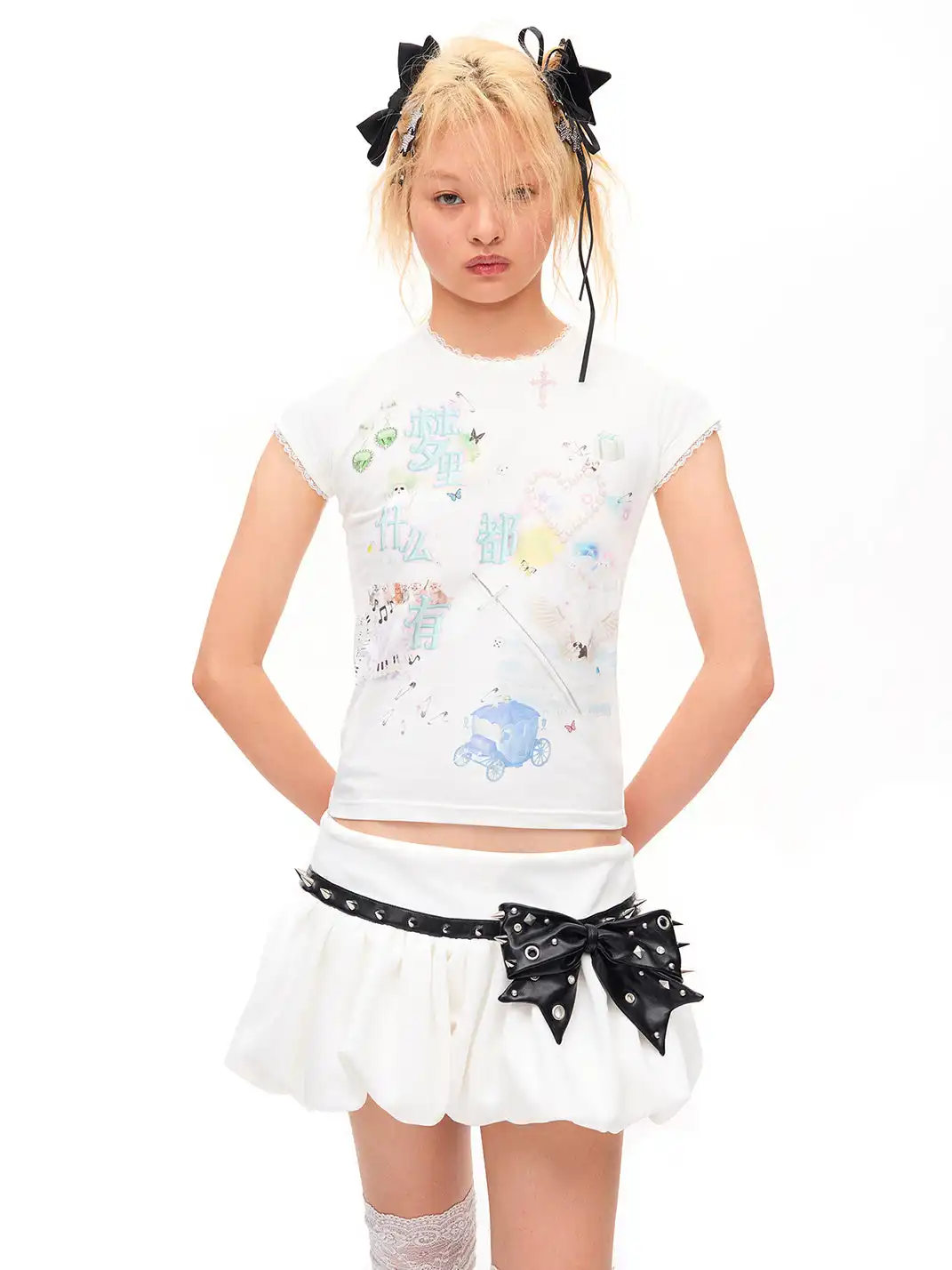 CFIERCE | "Everything In Dreams" Print Short Sleeve T-shirt