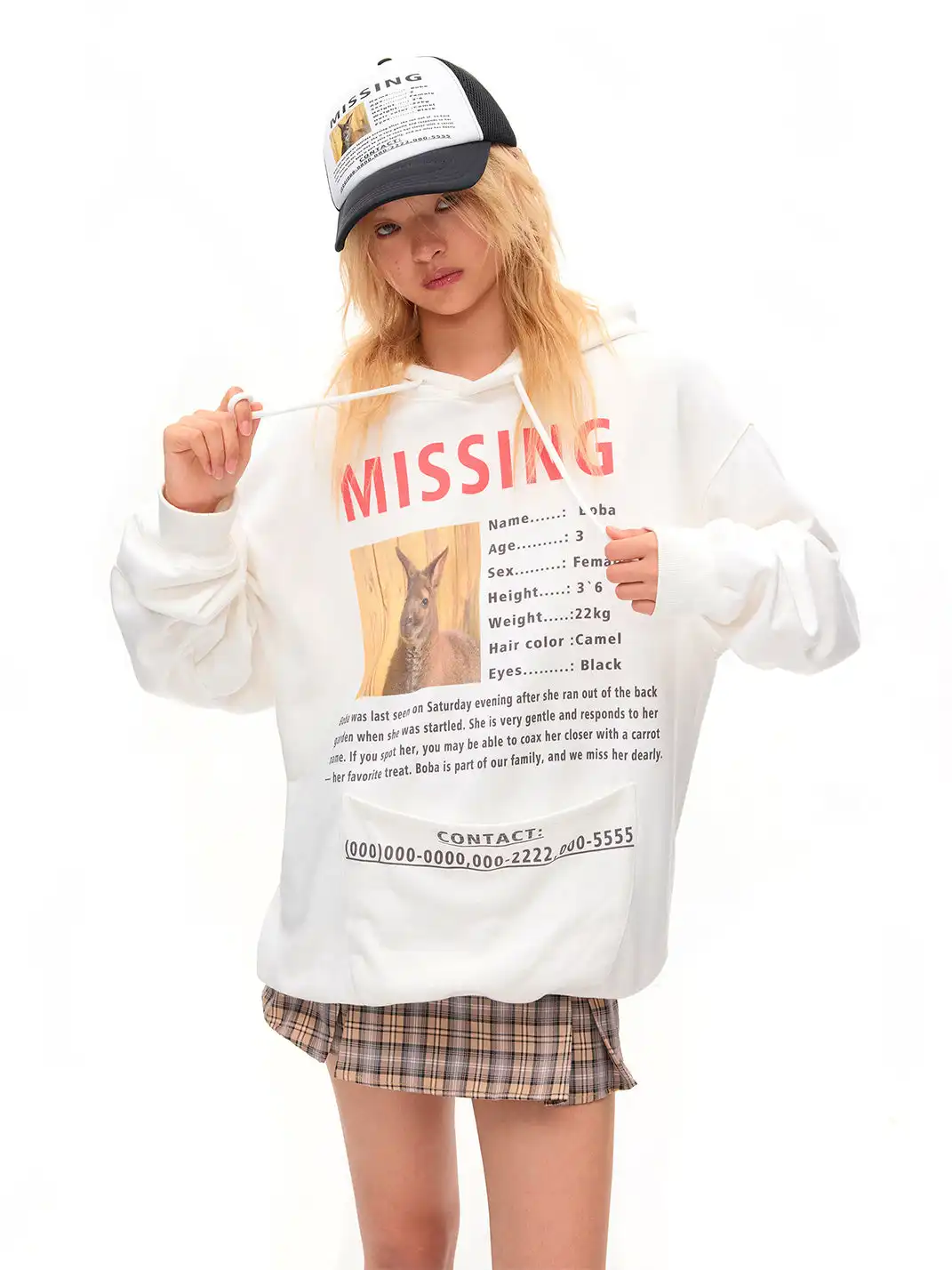 CFIERCE | "Missing Kangaroo" Print Baseball Cap