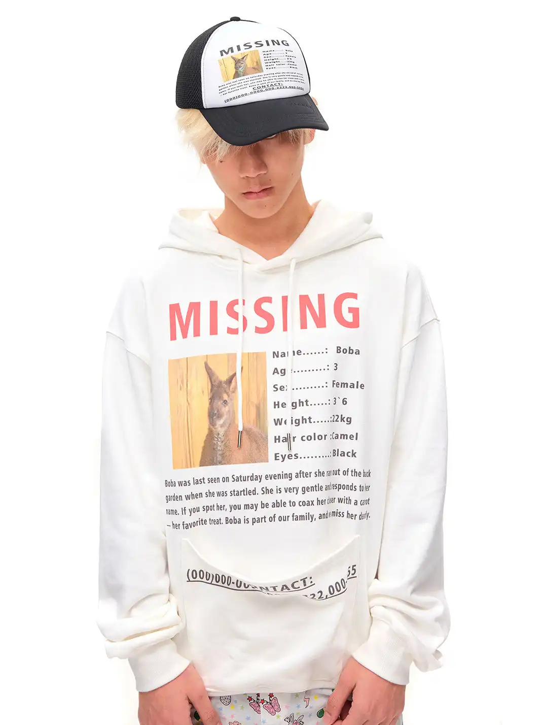 CFIERCE | "Missing Kangaroo" Print Baseball Cap