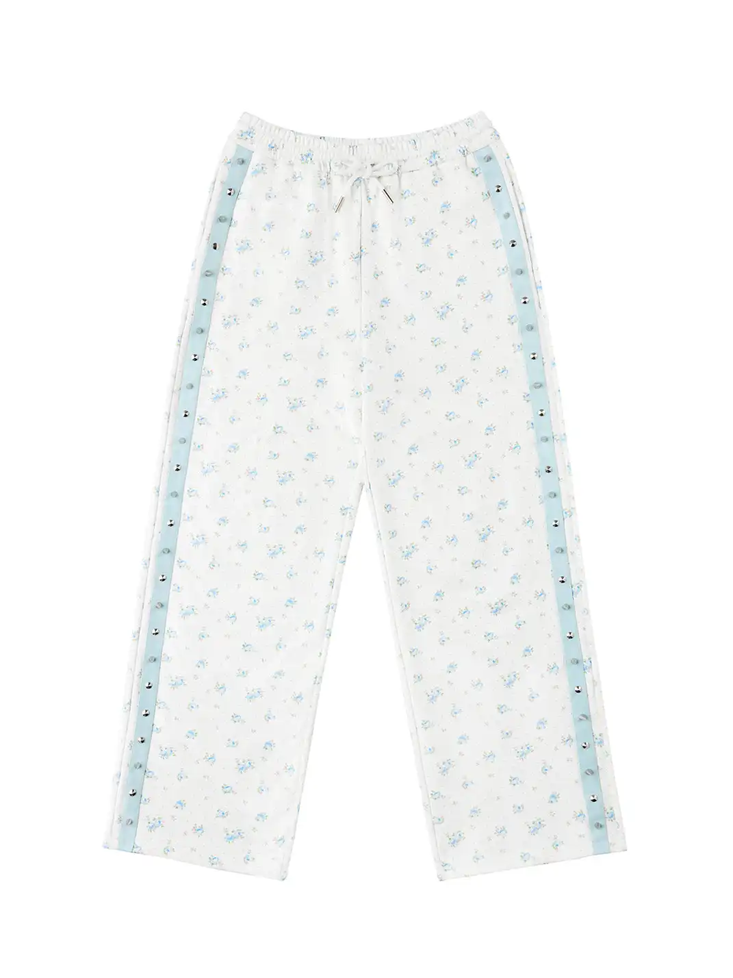 CFIERCE | Rose Thorn Stud Embellished Sweatpants