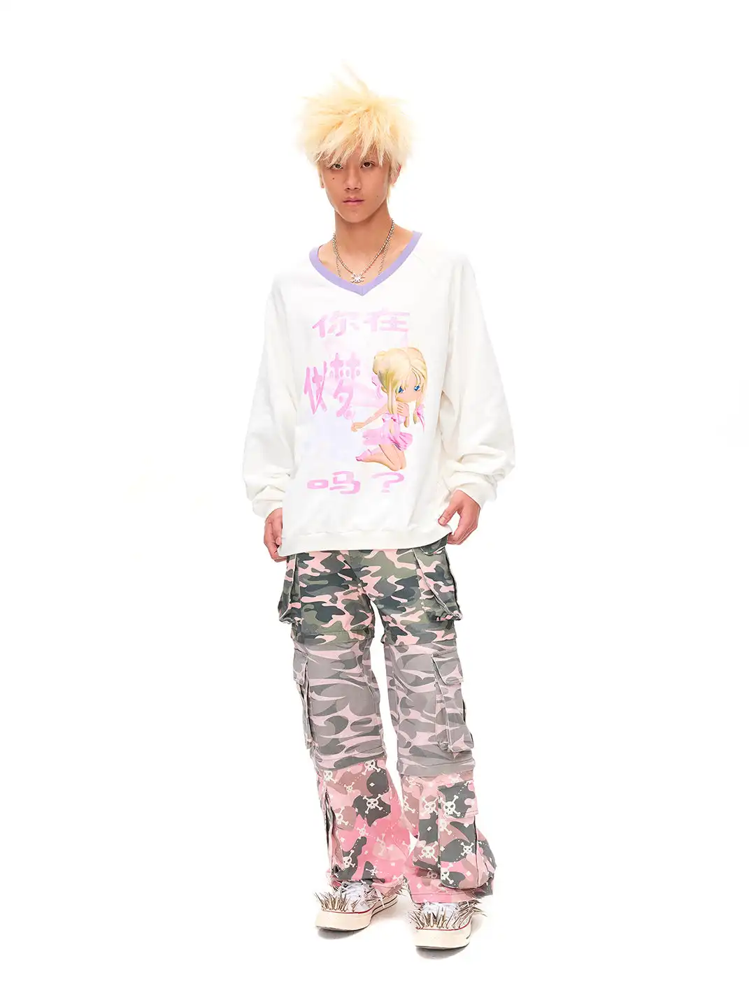 CFIERCE | "Are You Dreaming?" Print Long Sleeve Sweatshirt