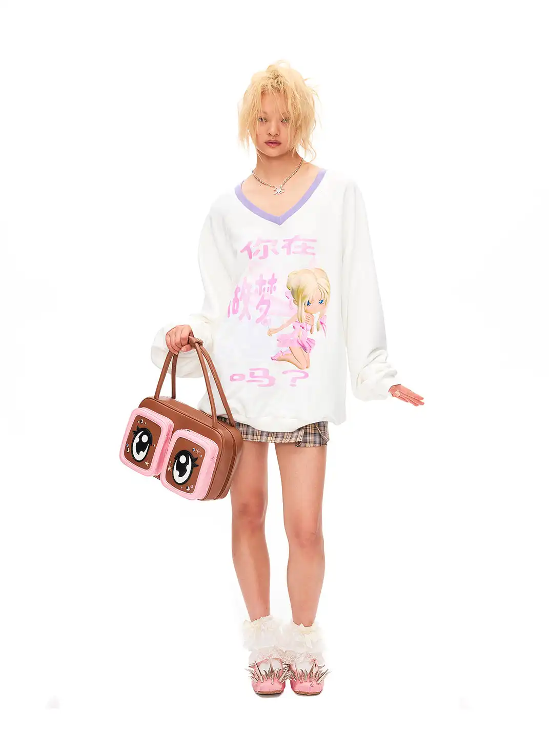CFIERCE | "Are You Dreaming?" Print Long Sleeve Sweatshirt