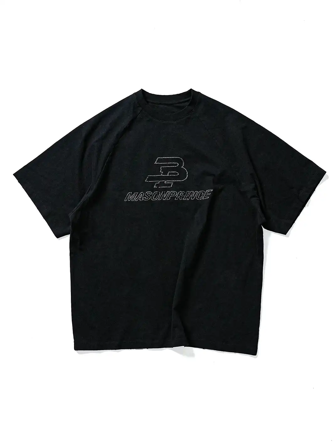 MASONPRINCE | Oversized Embroidered Raglan Sleeve T-shirt
