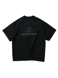 MASONPRINCE | Oversized Embroidered Raglan Sleeve T-shirt