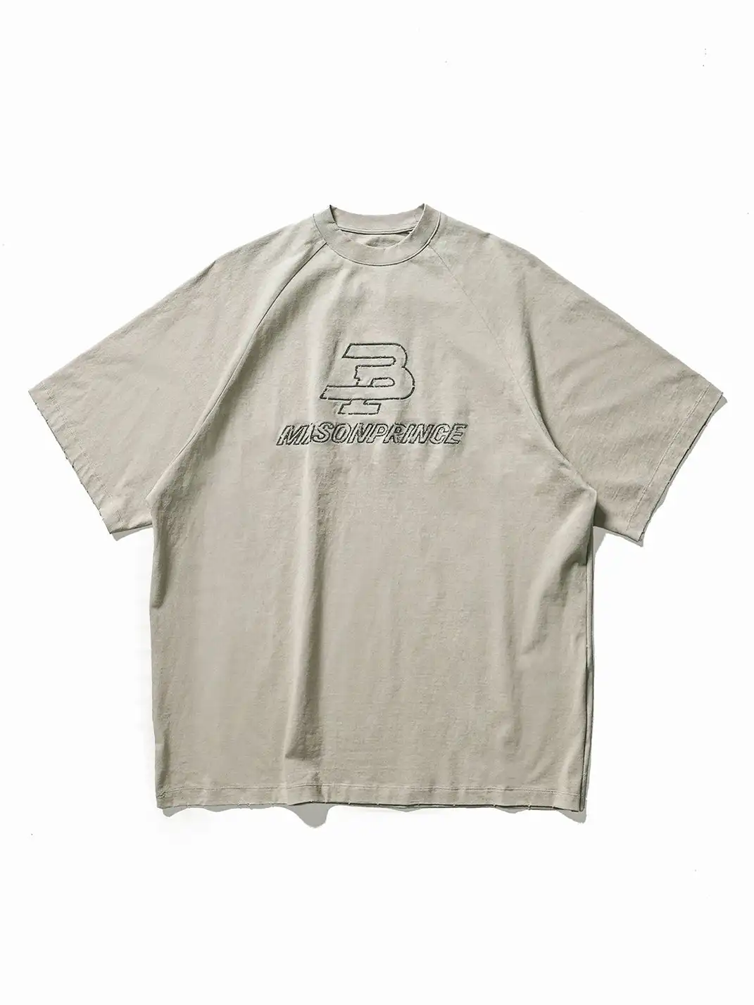 MASONPRINCE | Oversized Embroidered Raglan Sleeve T-shirt