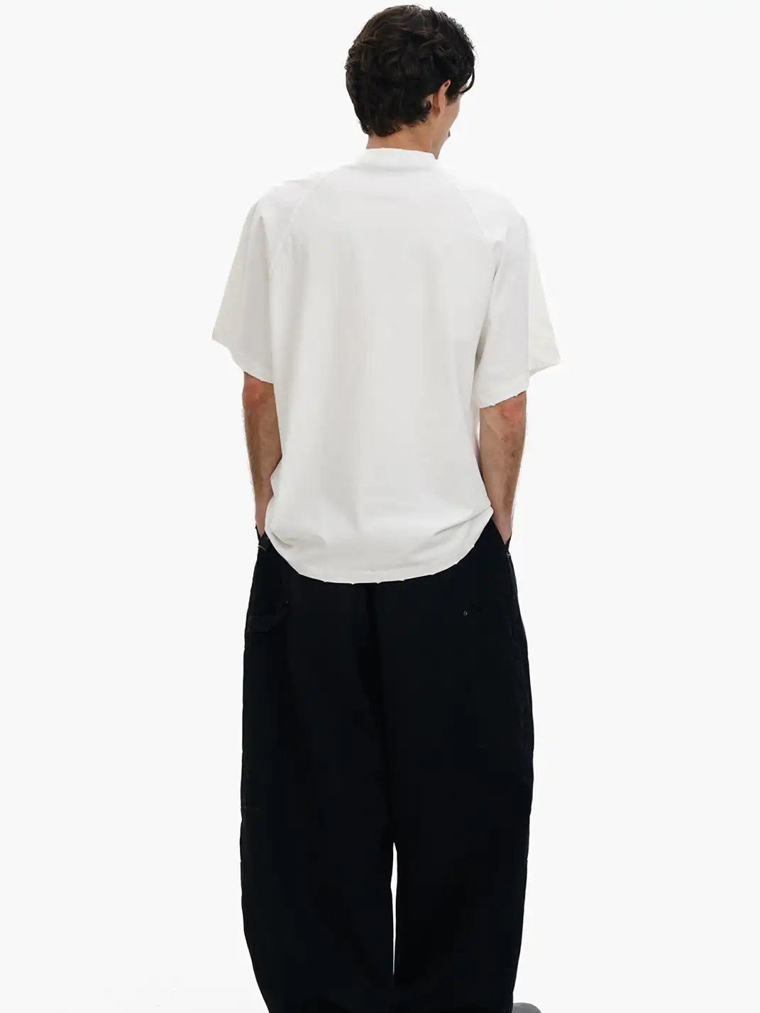 MASONPRINCE | Oversized Embroidered Raglan Sleeve T-shirt