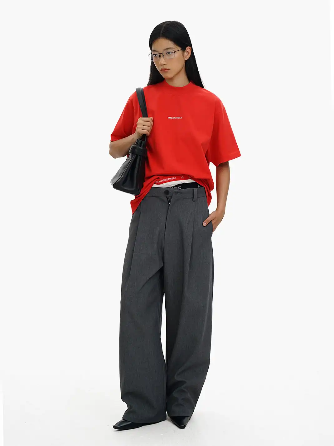 MASONPRINCE | Reflective High Weight Knit Short Tee