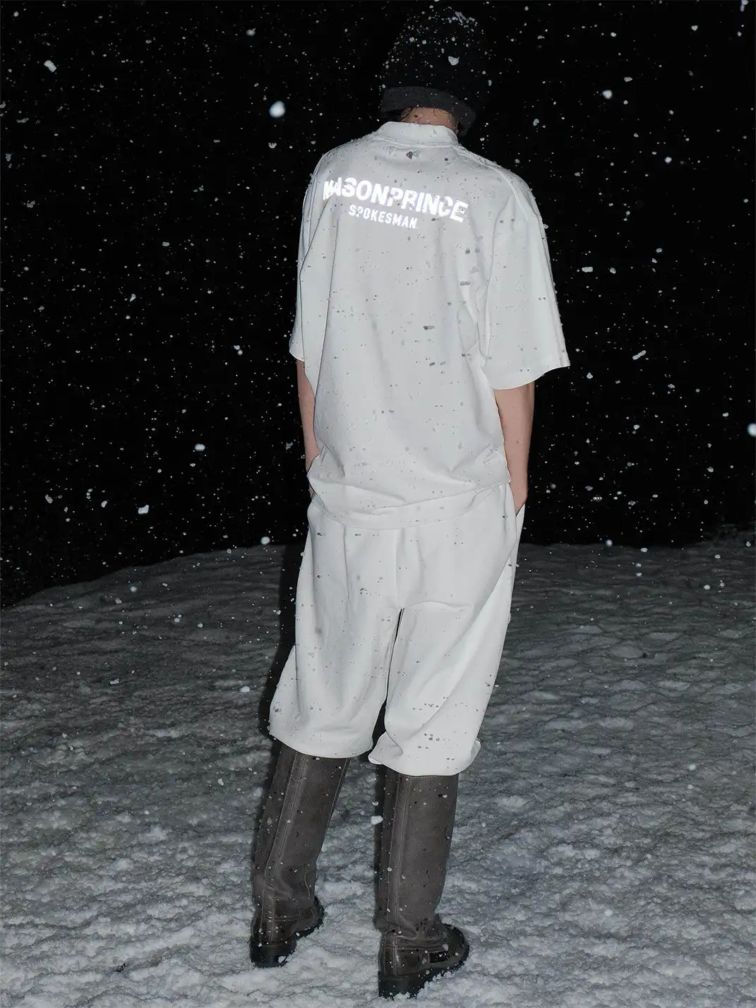 MASONPRINCE | Reflective High Weight Knit Short Tee
