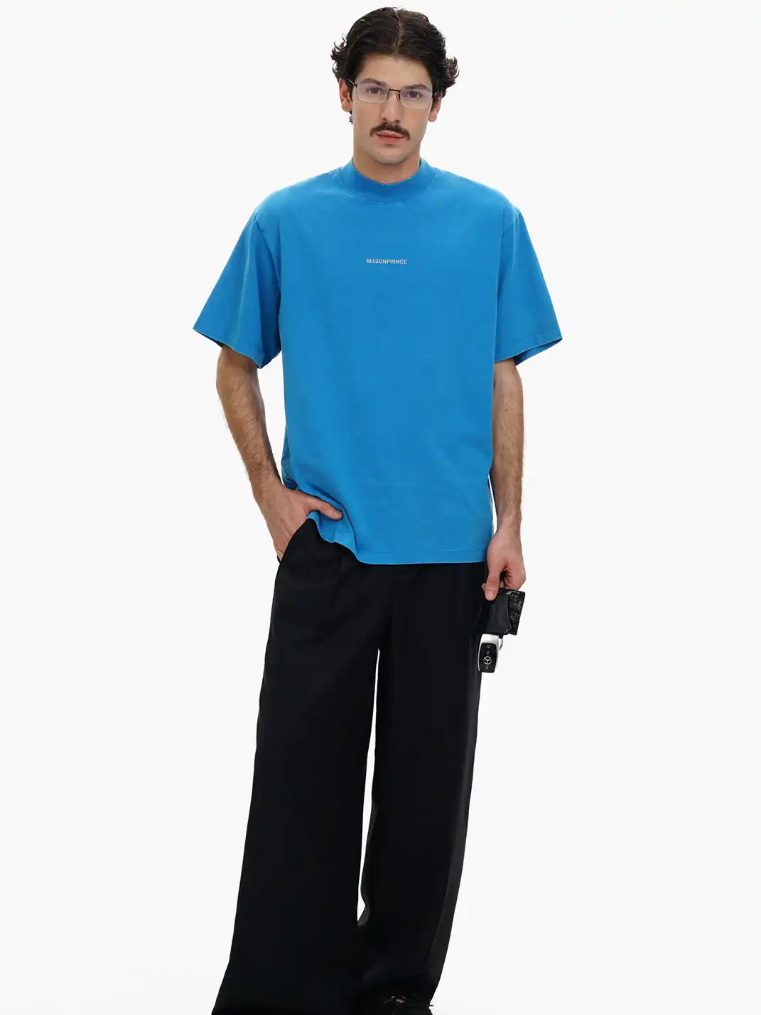 MASONPRINCE | Reflective High Weight Knit Short Tee