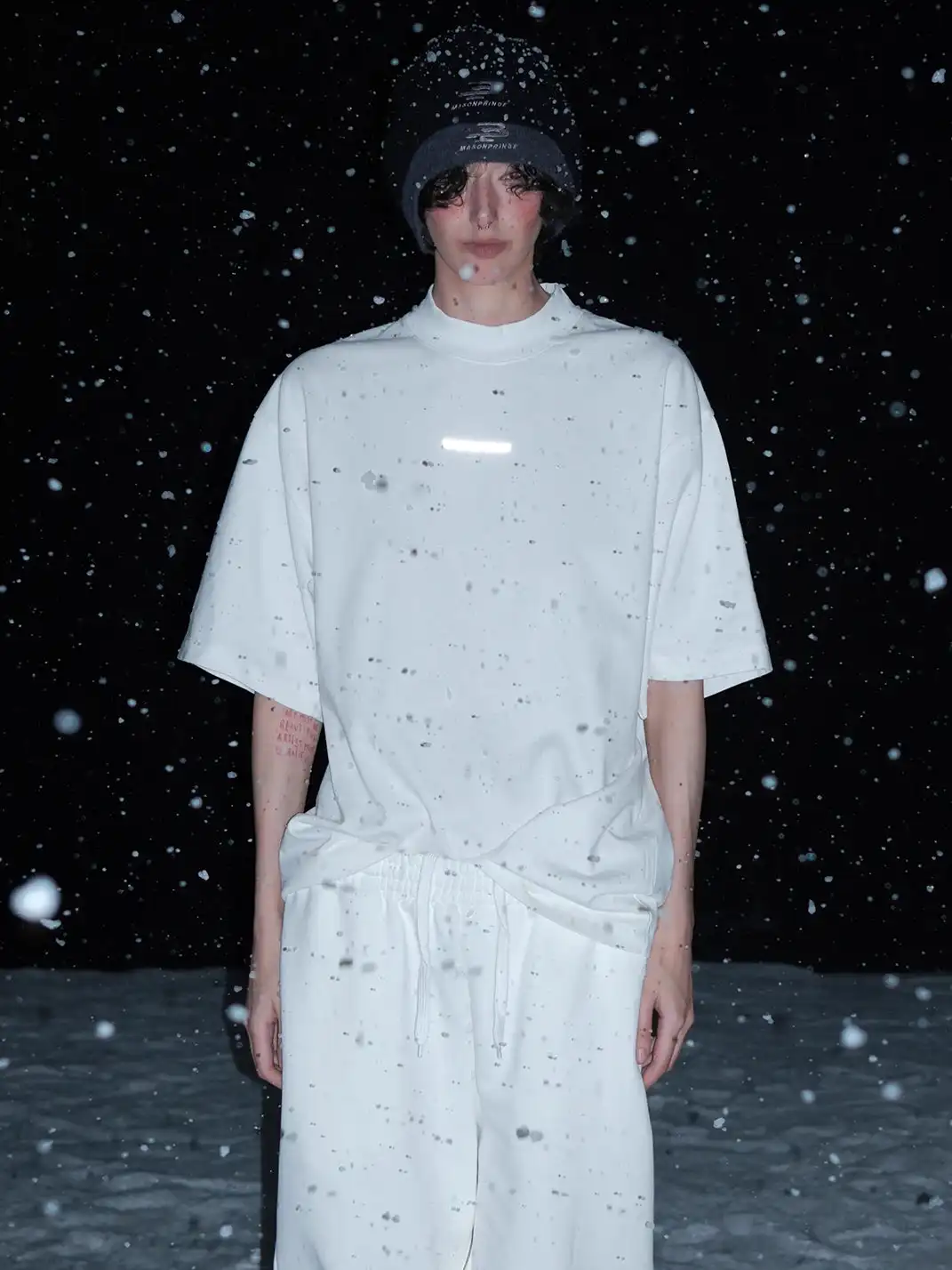 MASONPRINCE | Reflective High Weight Knit Short Tee