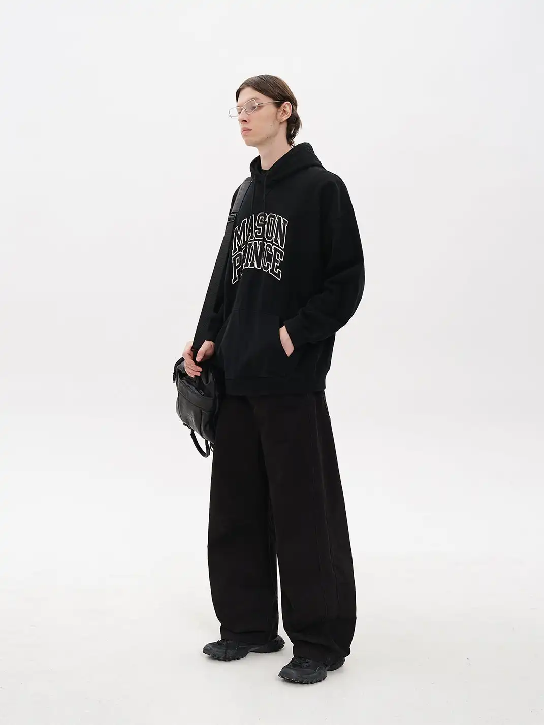 MASONPRINCE | Applique Embroidery Logo Hoodie