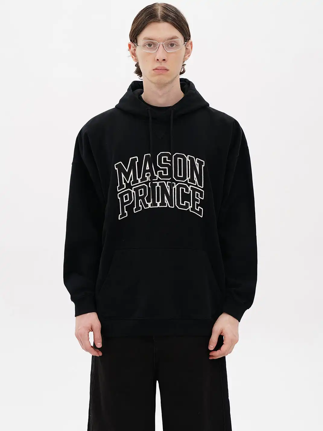 MASONPRINCE | Applique Embroidery Logo Hoodie