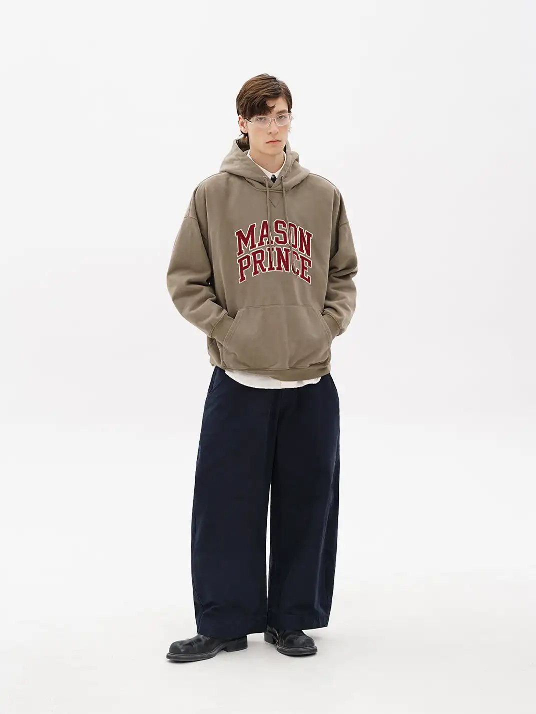 MASONPRINCE | Applique Embroidery Logo Hoodie