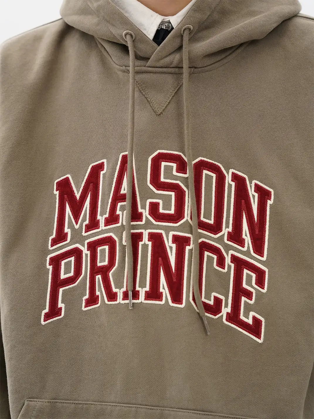 MASONPRINCE | Applique Embroidery Logo Hoodie