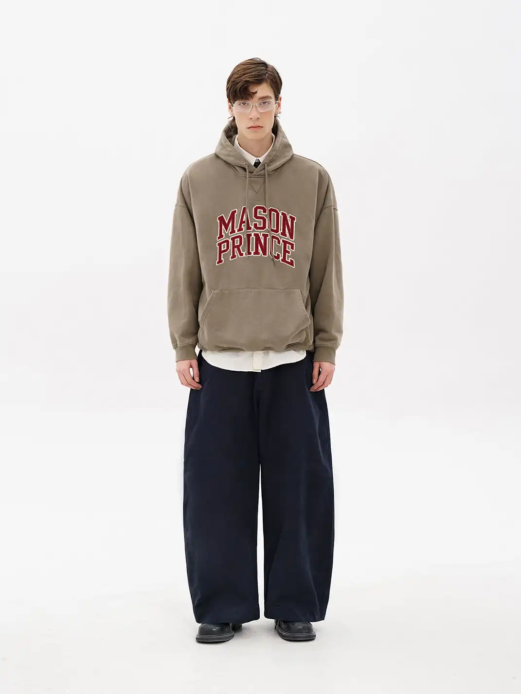 MASONPRINCE | Applique Embroidery Logo Hoodie