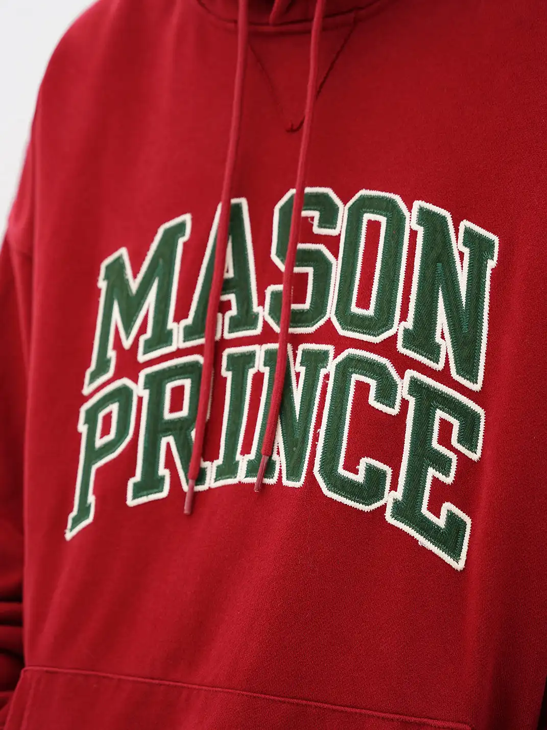 MASONPRINCE | Applique Embroidery Logo Hoodie