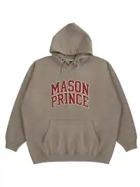 MASONPRINCE | Applique Embroidery Logo Hoodie