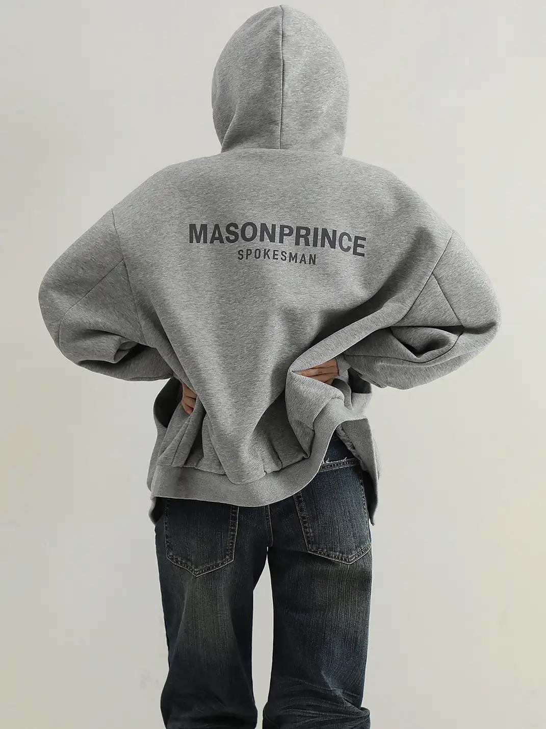 MASONPRINCE | Reflective Rubber Print Hoodie & Pants Set