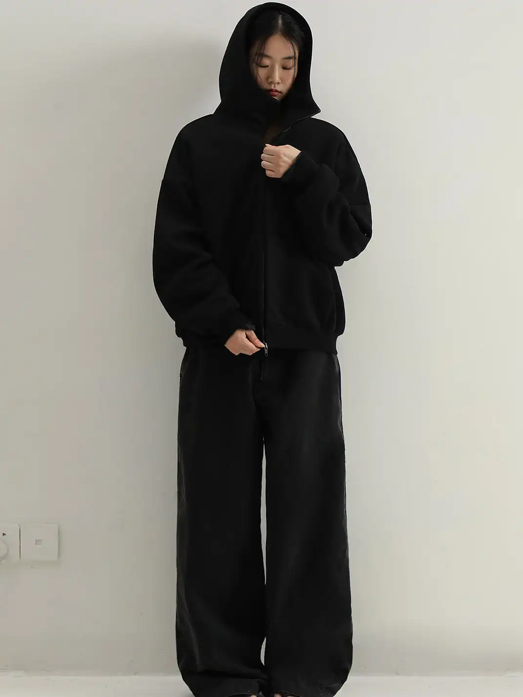 MASONPRINCE | Reflective Rubber Print Hoodie & Pants Set