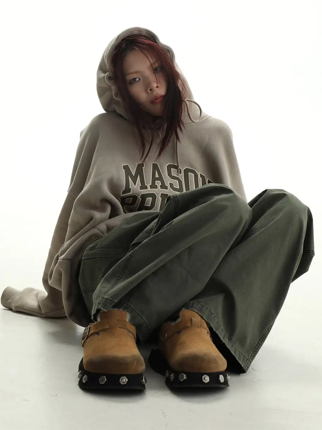 MASONPRINCE | Frosted Suede Thick Soled Birkenstock Shoes
