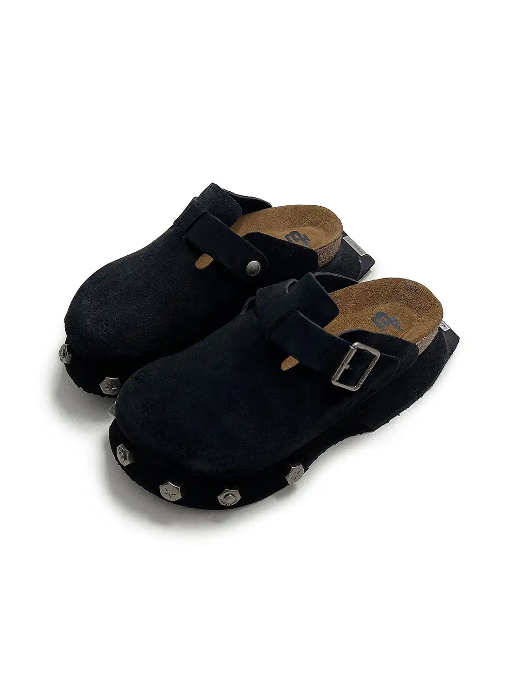 MASONPRINCE | Frosted Suede Thick Soled Birkenstock Shoes