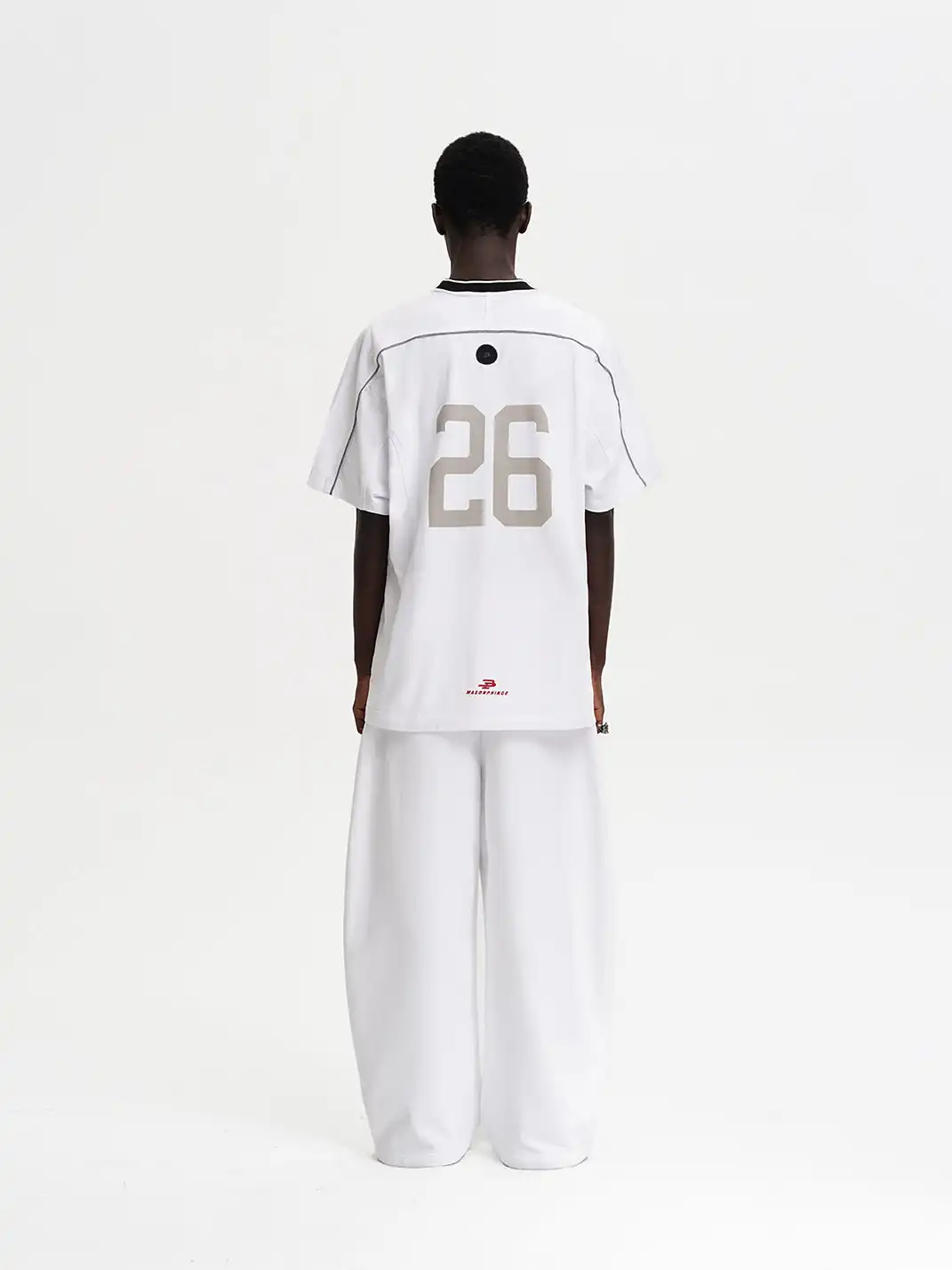 MASONPRINCE | Reconstructed Cut Applique Embroidered Jersey