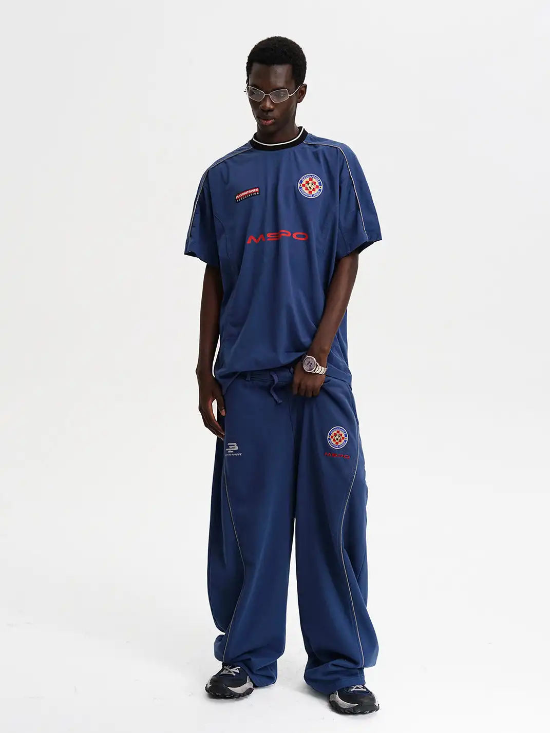MASONPRINCE | Reconstructed Cut Applique Embroidered Jersey