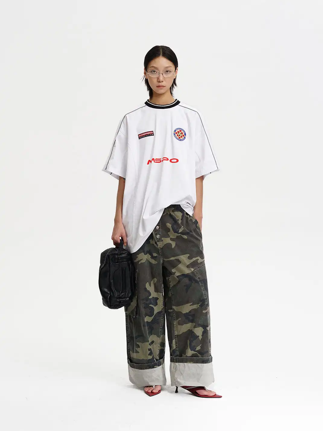 MASONPRINCE | Reconstructed Cut Applique Embroidered Jersey