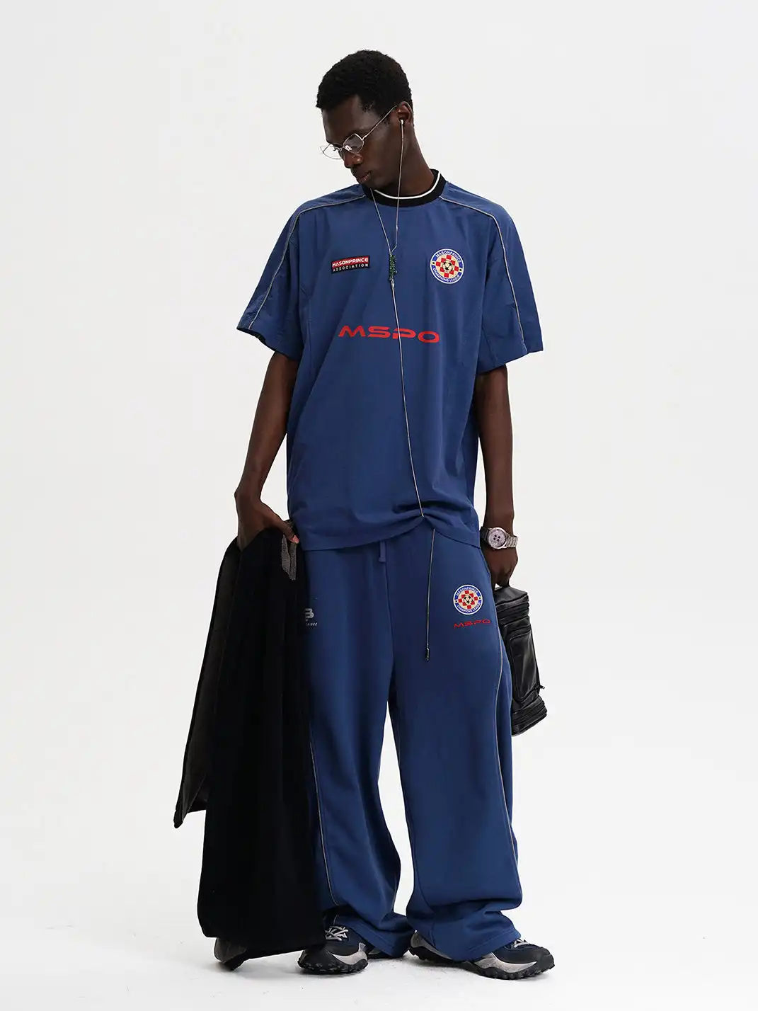 MASONPRINCE | Reconstructed Cut Applique Embroidered Jersey