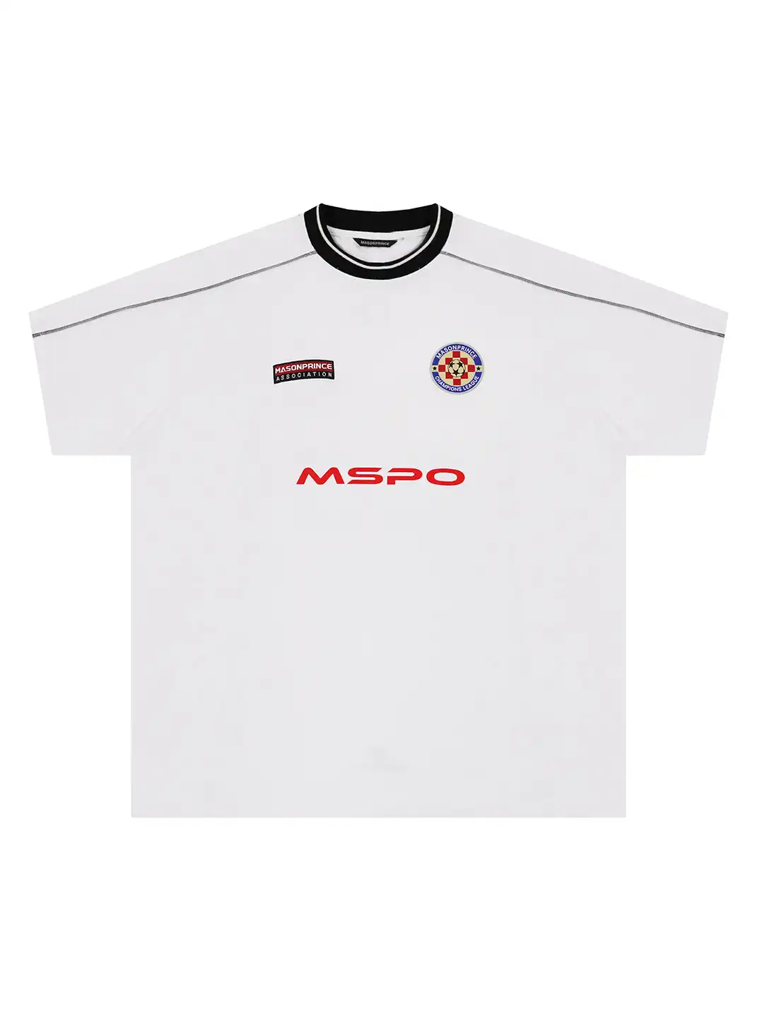 MASONPRINCE | Reconstructed Cut Applique Embroidered Jersey