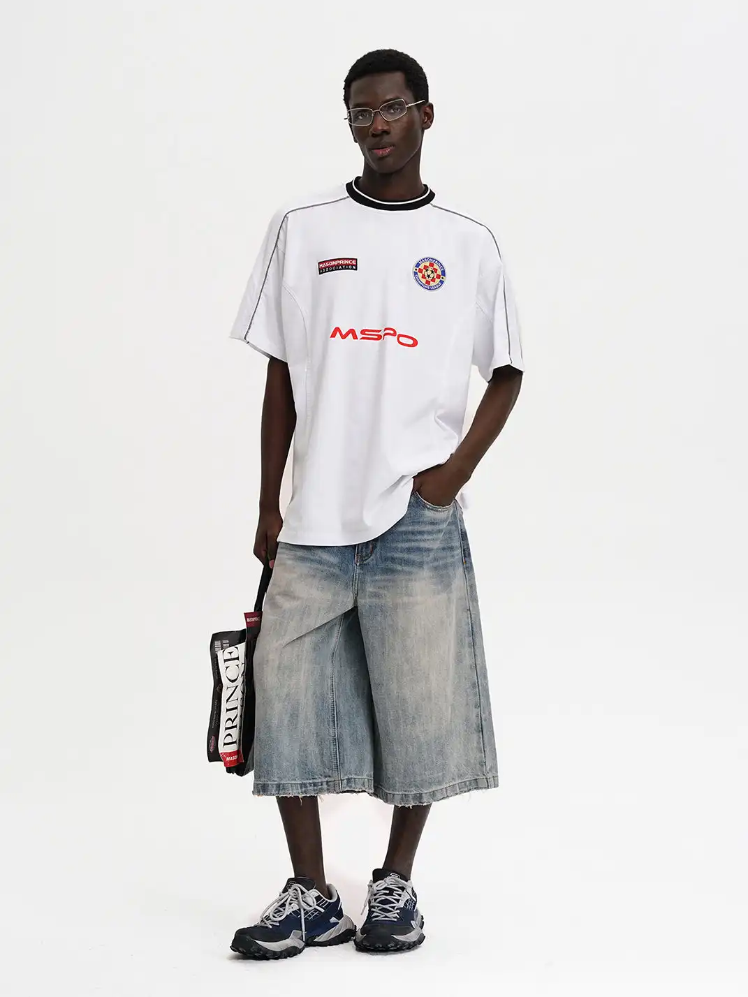 MASONPRINCE | Reconstructed Cut Applique Embroidered Jersey