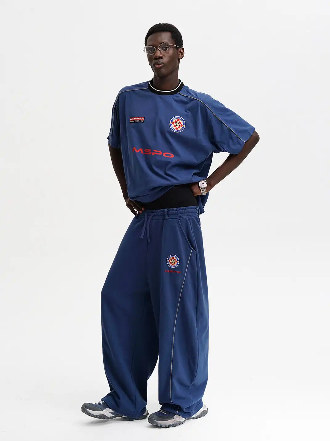 MASONPRINCE | Reconstructed Cut Applique Embroidered Jersey