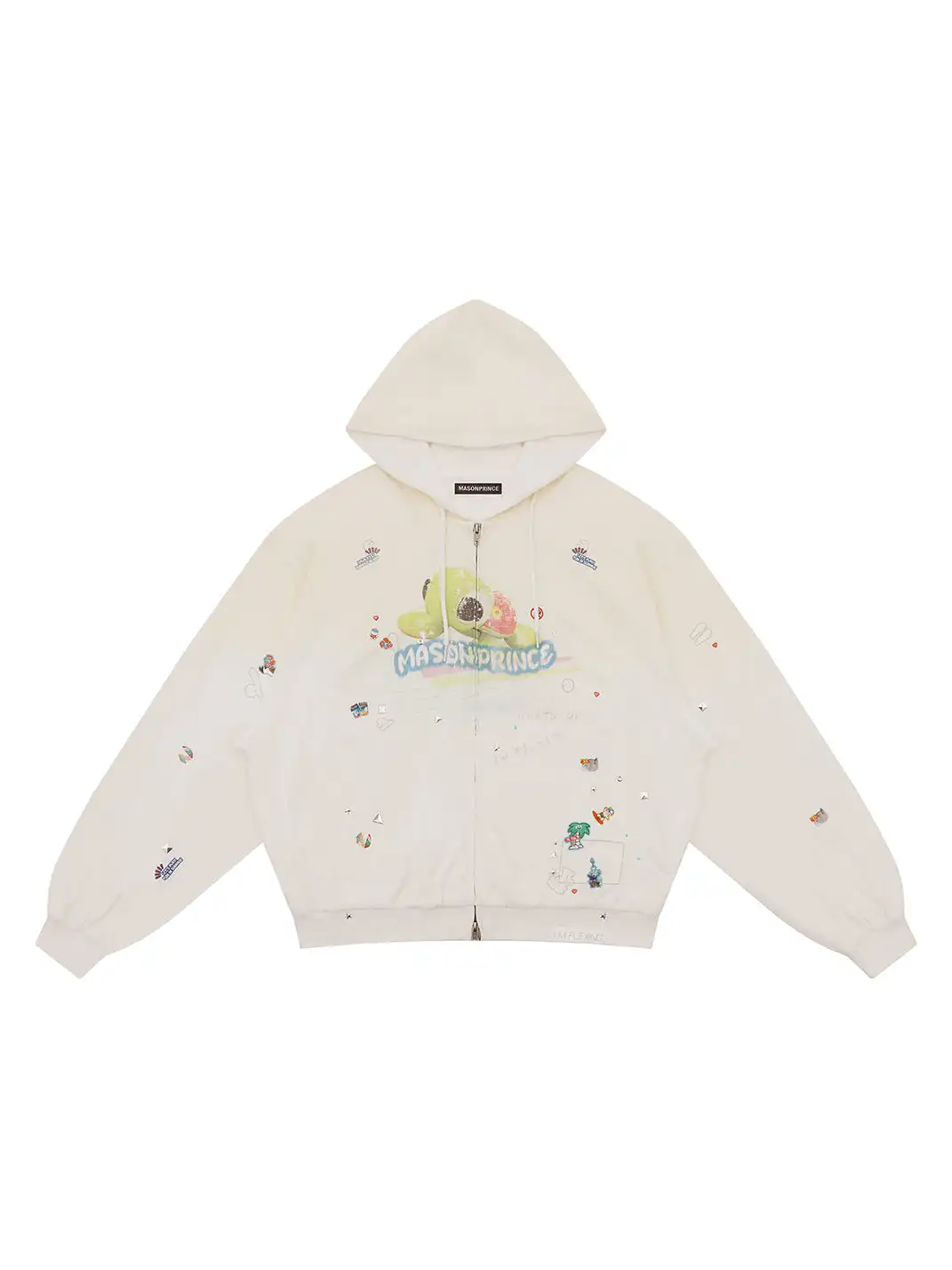 MASONPRINCE | Turtle Print Hooded Vest