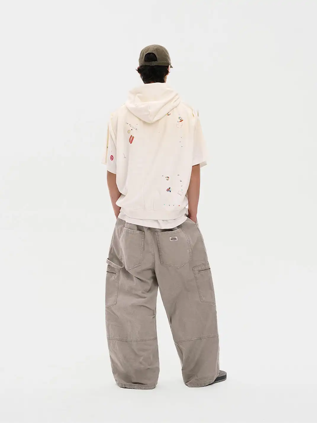 MASONPRINCE | Turtle Print Hooded Vest