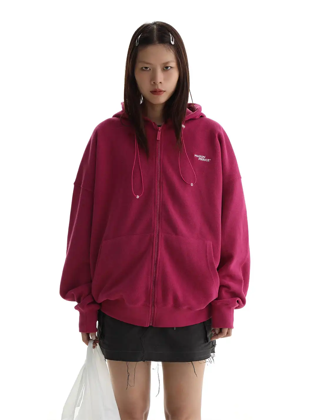 MASONPRINCE | Hooded Zip-Up Sweatshirt