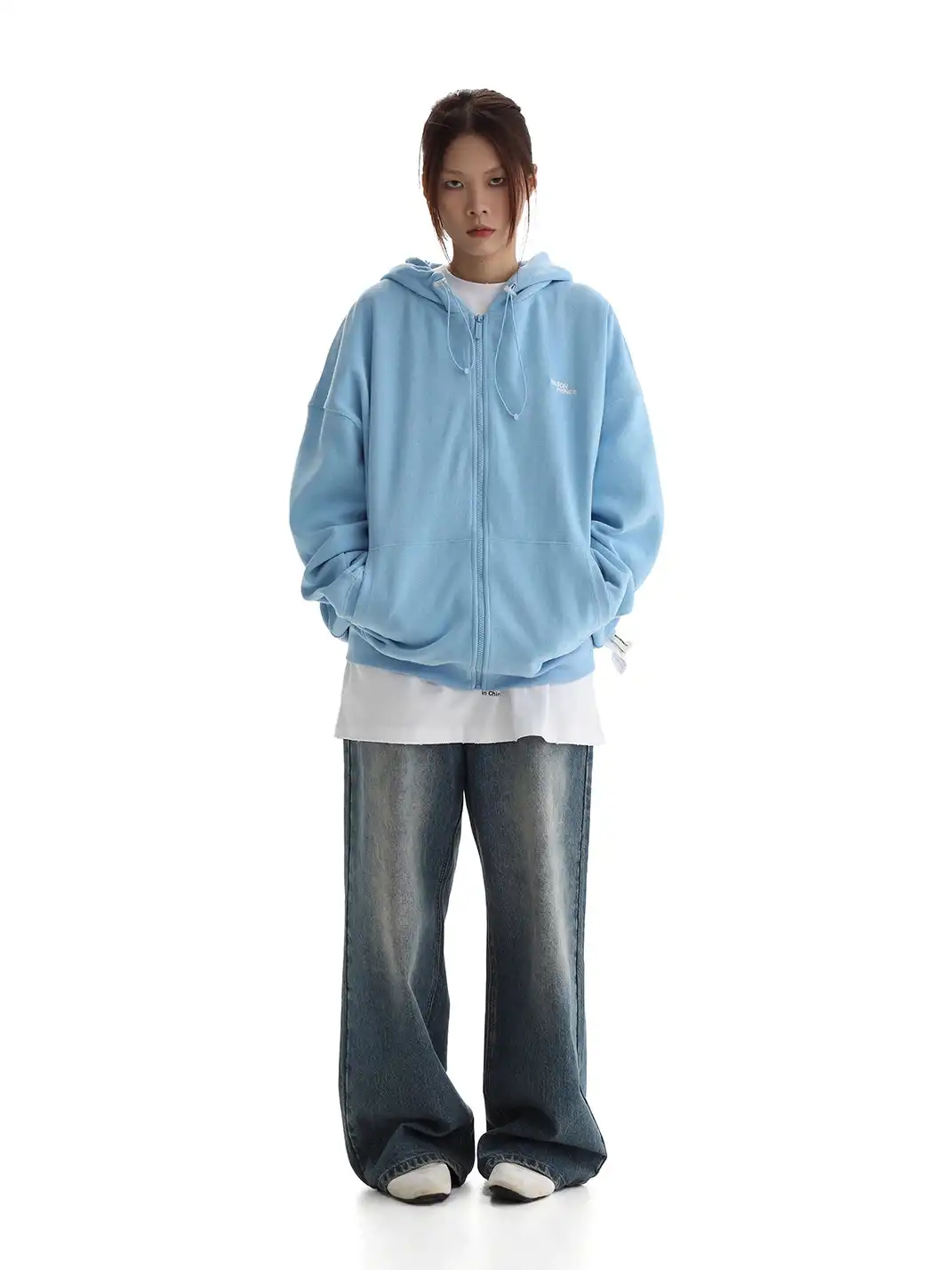 MASONPRINCE | Hooded Zip-Up Sweatshirt