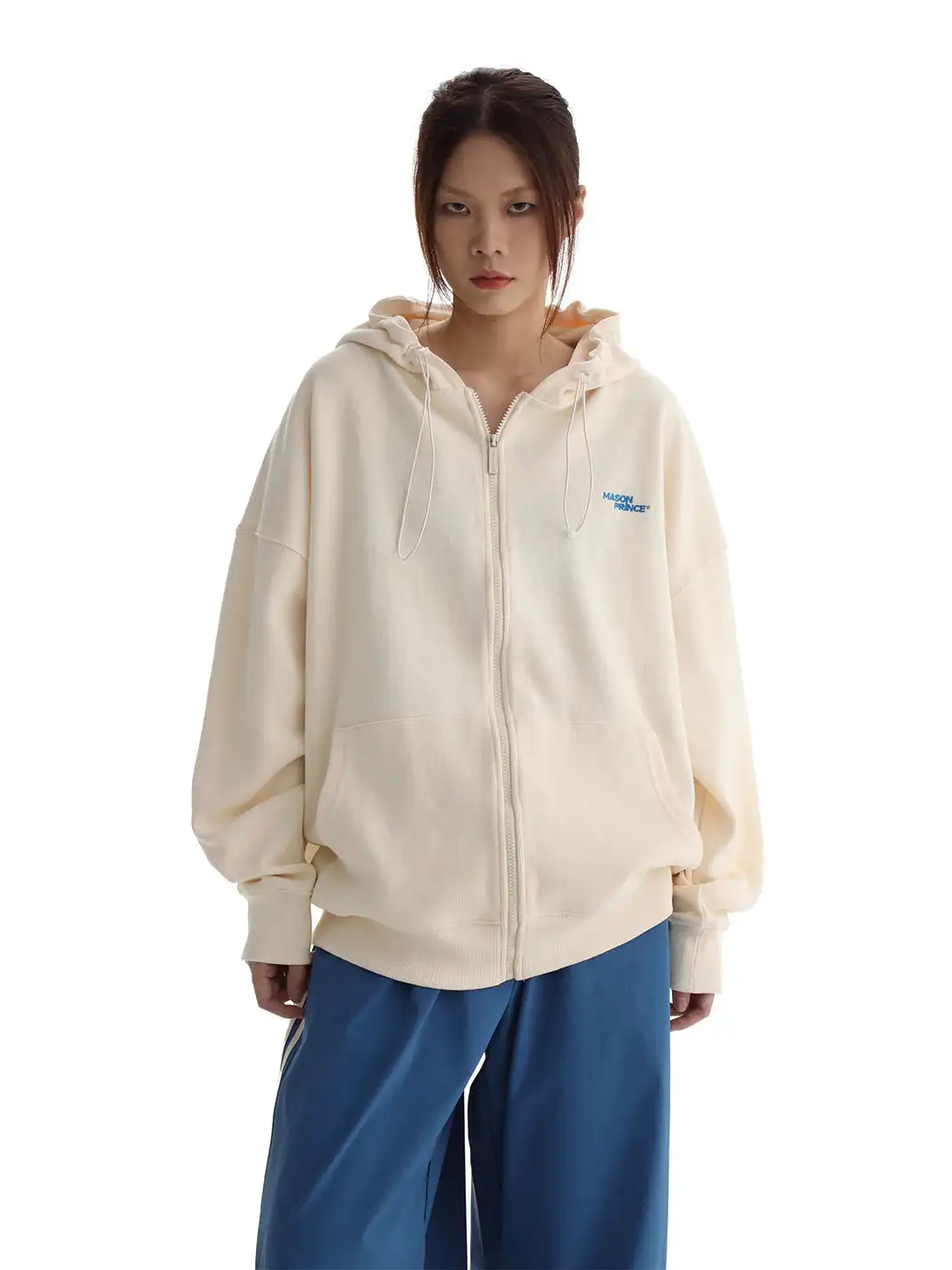 MASONPRINCE | Hooded Zip-Up Sweatshirt