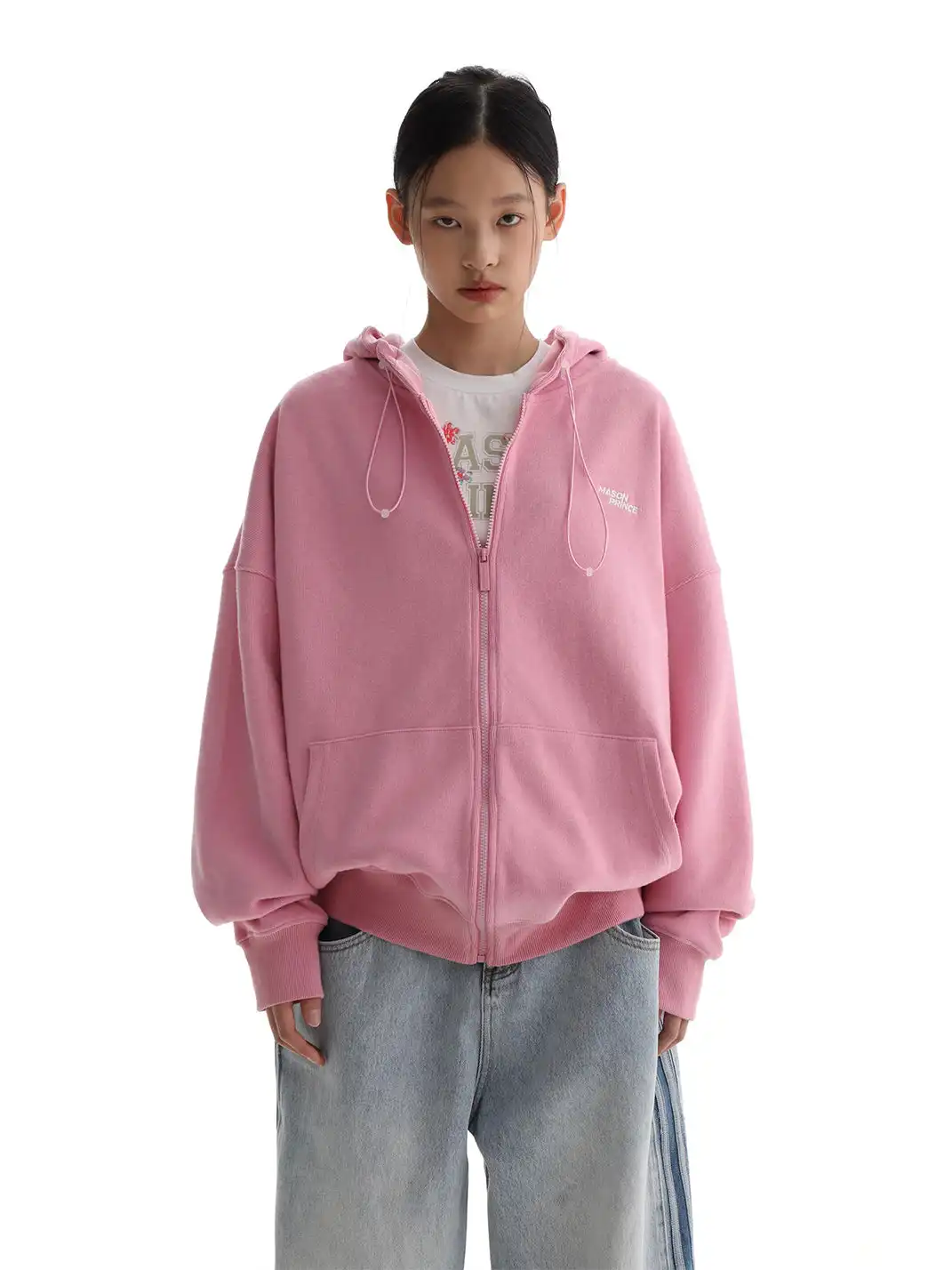 MASONPRINCE | Hooded Zip-Up Sweatshirt