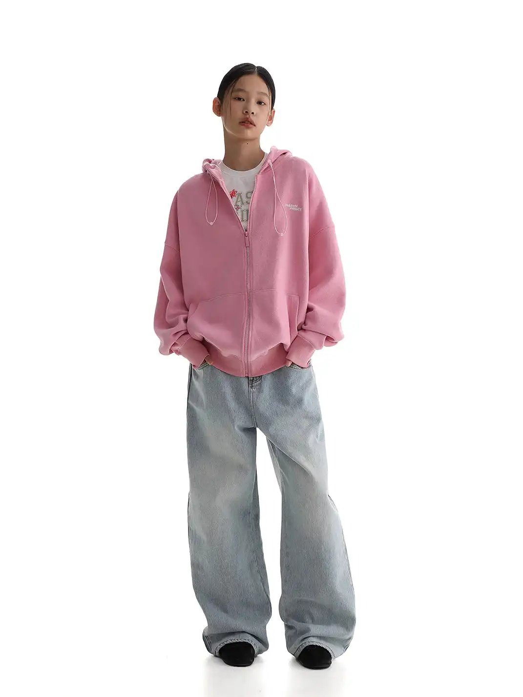 MASONPRINCE | Hooded Zip-Up Sweatshirt
