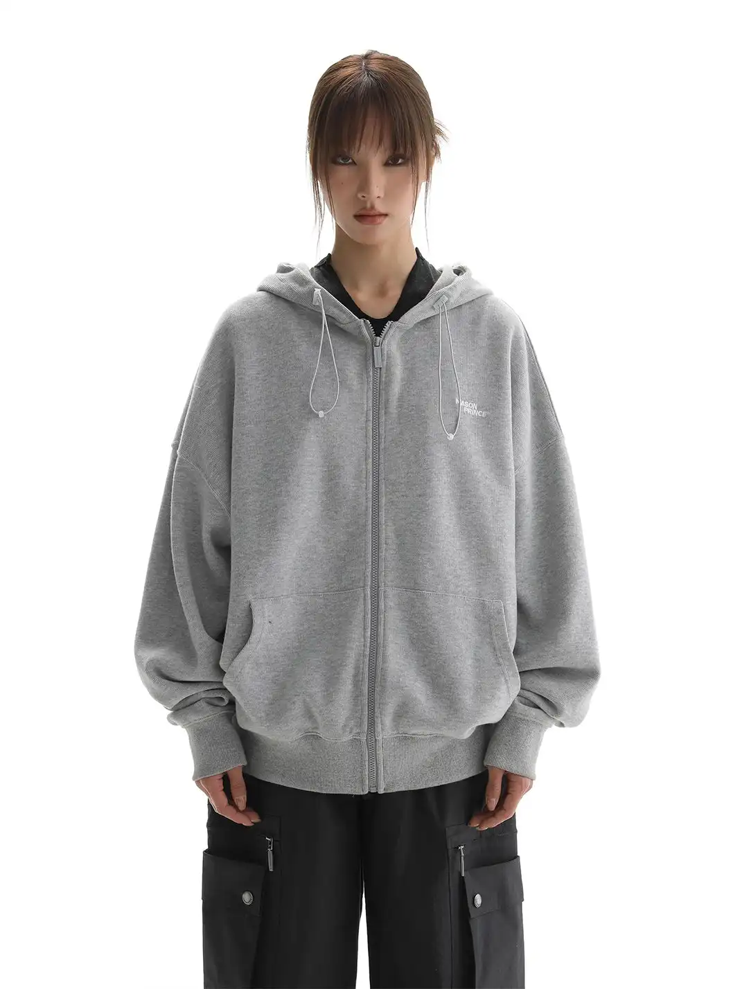 MASONPRINCE | Hooded Zip-Up Sweatshirt