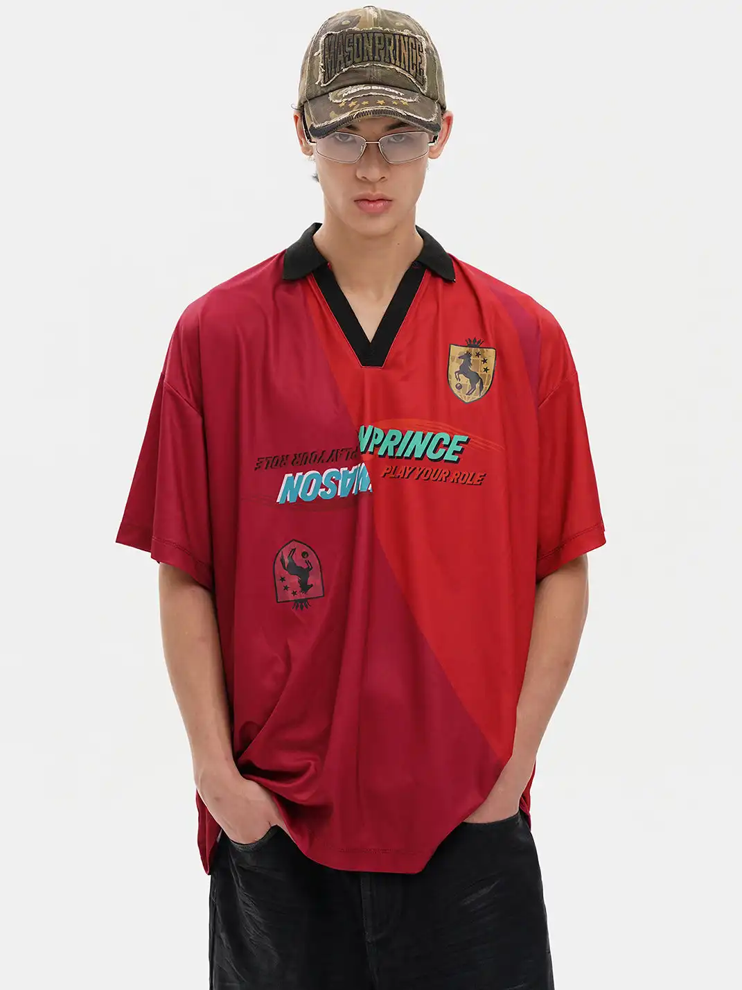 MASONPRINCE | Badge Layered Sports Jersey