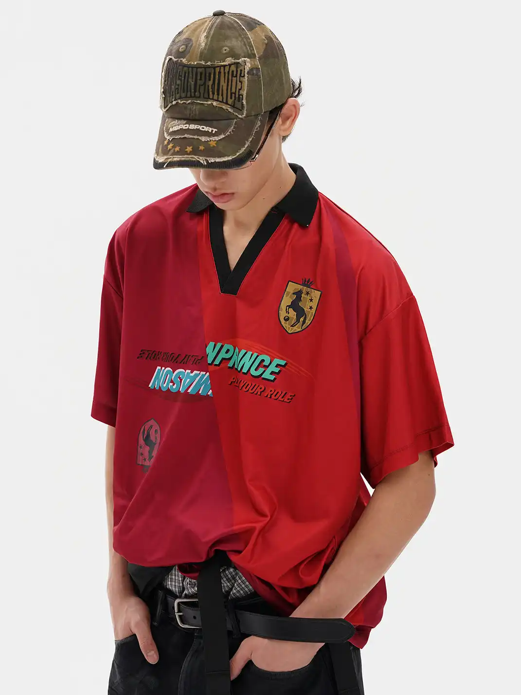 MASONPRINCE | Badge Layered Sports Jersey