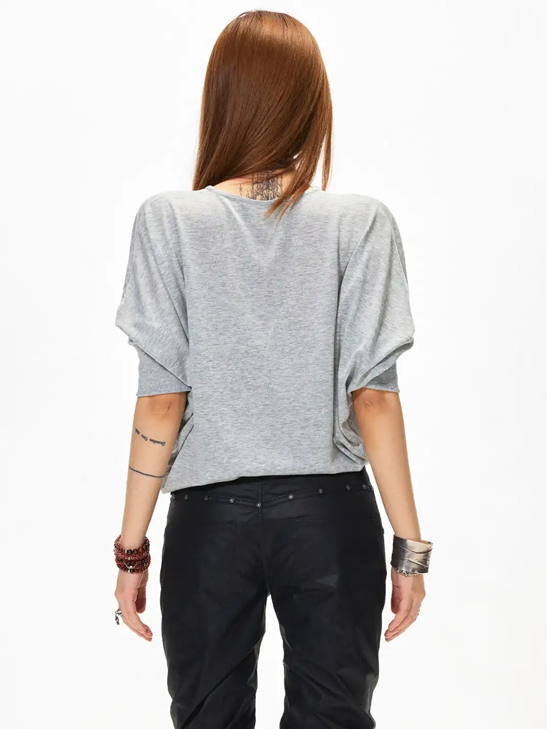 3MODE | V-Neck Batwing Sleeve Top