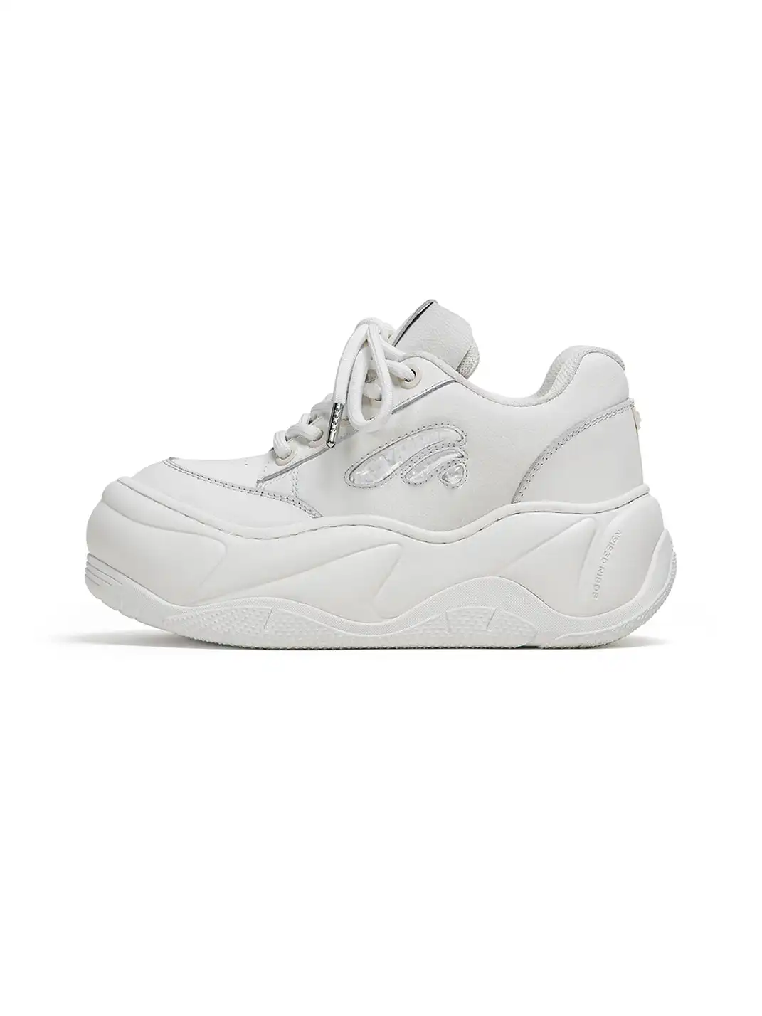 FYSPR | WiFi 2.0 Wave Leather Platform Shoes - White