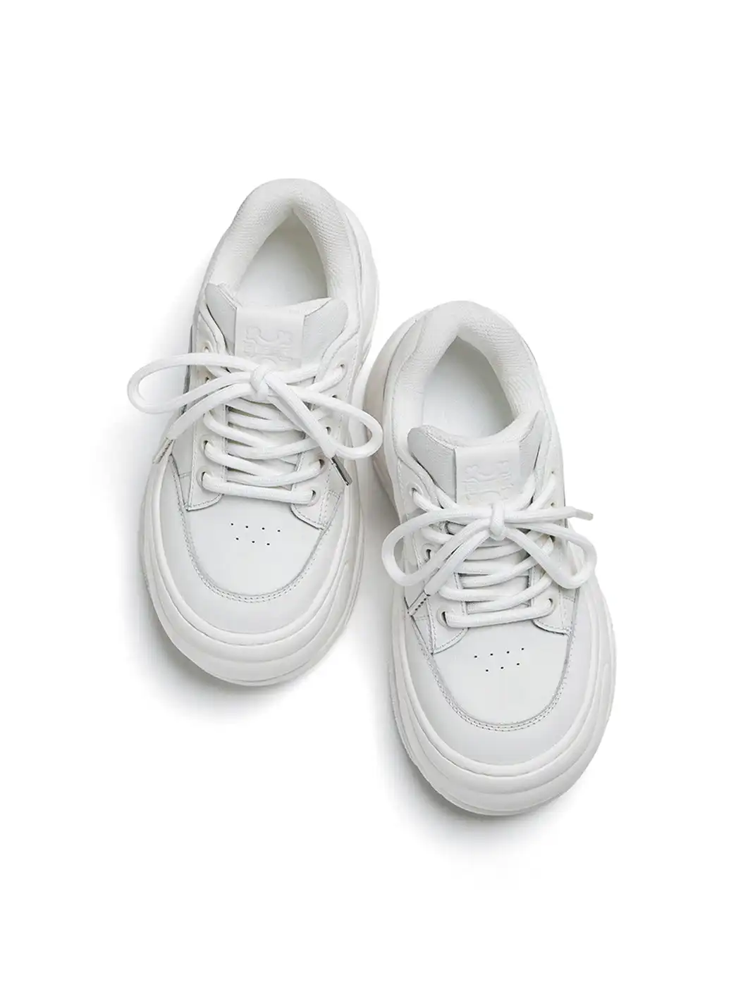 FYSPR | WiFi 2.0 Wave Leather Platform Shoes - White