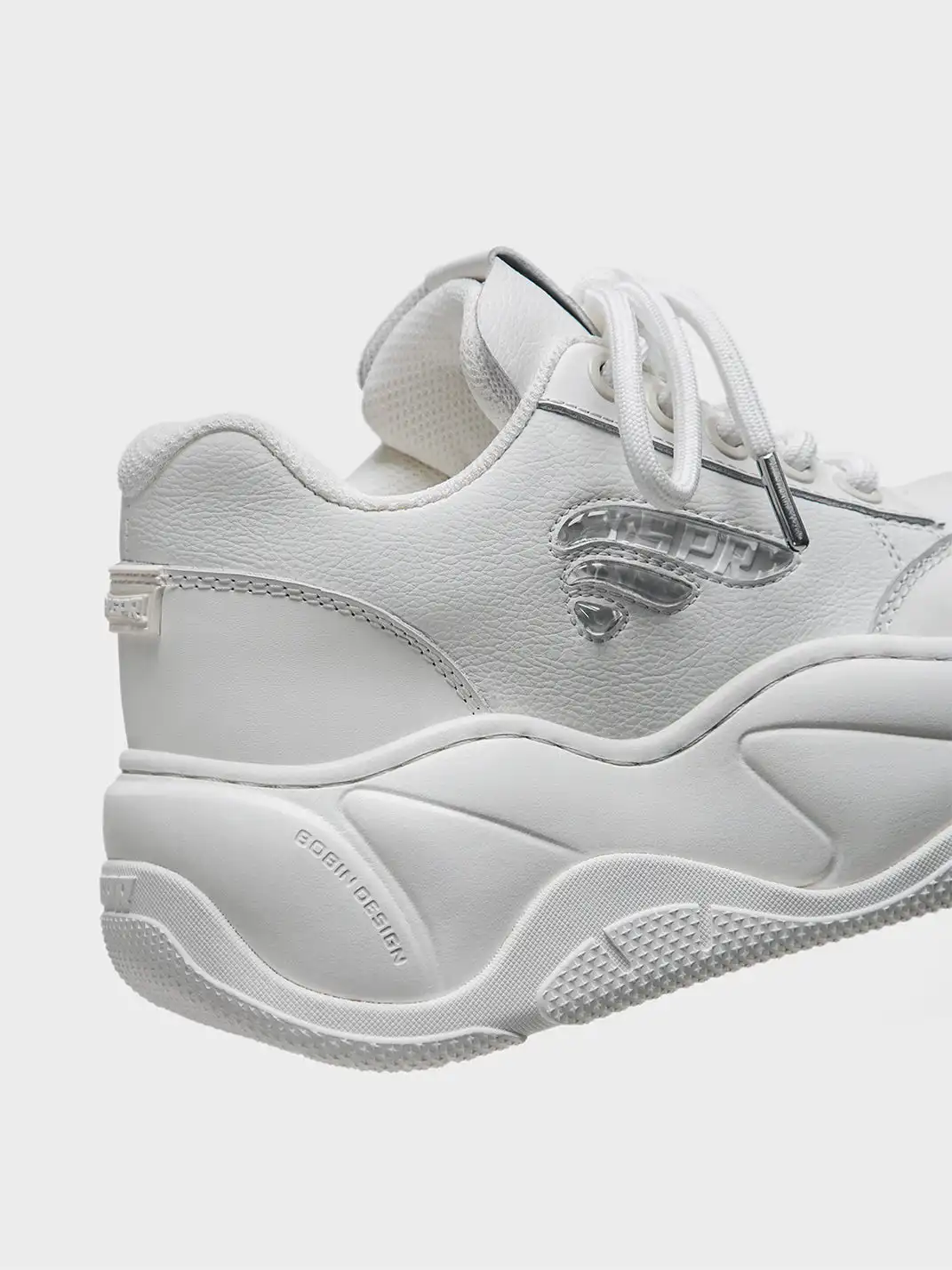 FYSPR | WiFi 2.0 Wave Leather Platform Shoes - White