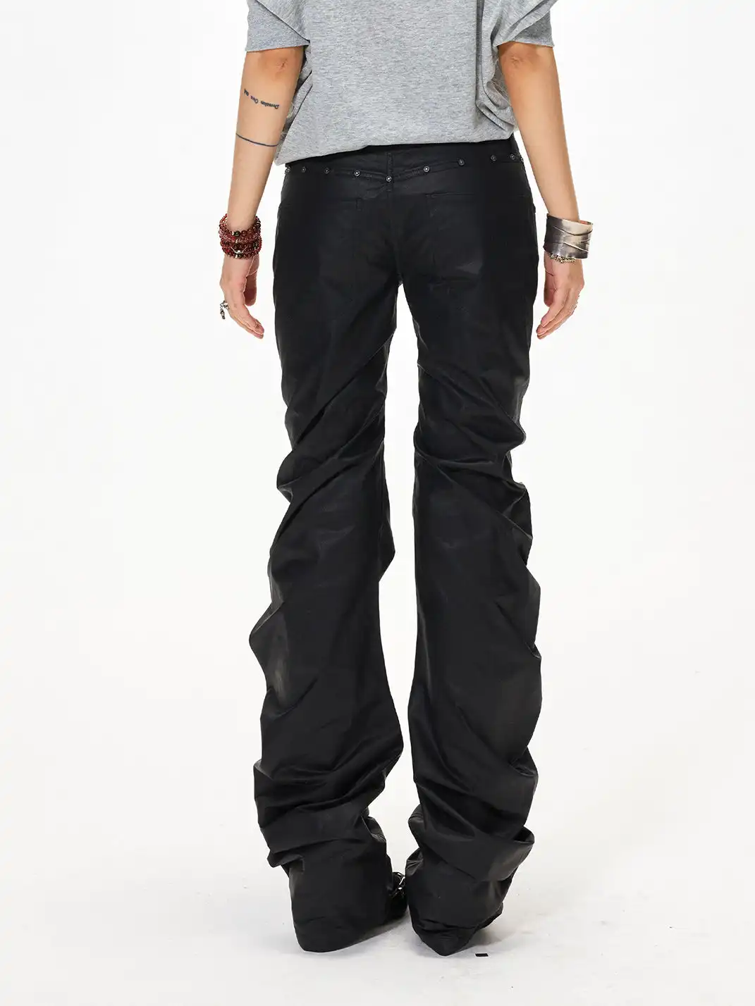 3MODE | Stacked Slim Fit Casual Pants