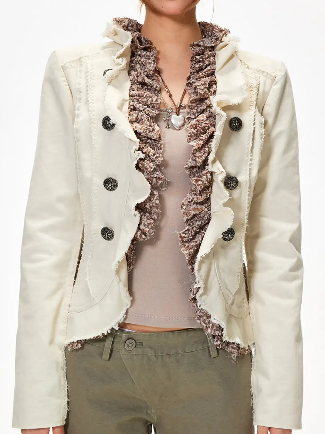 3MODE | Double Breasted Oversized Jacket